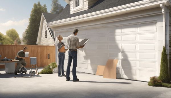 Coût installation porte de garage : évaluer votre budget efficacement
